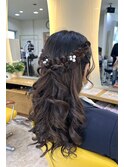 【リボンヘアーセット】