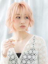 ドクターズ サロン ラブ(Dr's Salon LAB)&nbsp;外国人風ハイライトベビーピンクくびれミディn古河10代20代