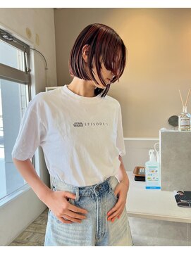 アスラン(ASLAN) 【aslan】ステップボブ/ボブ/アンブレラカラー