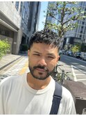 ☆スキンフェードクロップスタイルアイロンパーマ