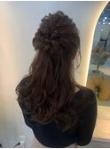 【sakura】綺麗めハーフアップ