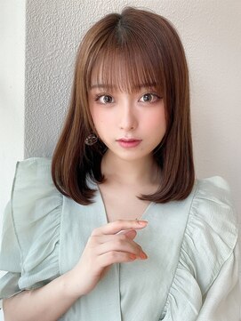 アフロート ディル(AFLOAT D'L) ★ホワイトグレージュミニウルフデジタルパーマチェリーブラウン