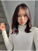 レイヤー/セミロングボブ髪質改善縮毛矯正白髪ぼかしショート