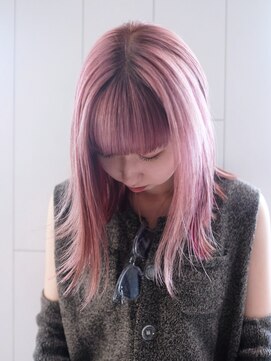 シオン(shion) メルティカラーアプリコットオレンジ似合わせカット_ba467102