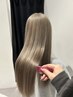 【髪質改善】ケアブリーチ＋水素 color＋水光treatment