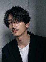 バイフィフス 原宿/表参道(by fifth)&nbsp;センターパート波巻きパーマスパイラルパーマシャドウパーマ