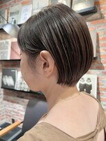 オーガニック アトリエ 大宮(organic+atelier)&nbsp;20代30代40代小顔ハンサムショートアッシュブルーブラック