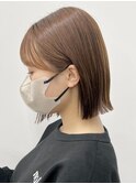 小顔タッセルボブ×似合わせカット[ボブ/縮毛矯正/丸型卵型】