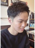 ツーブロックアップバング