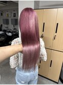 ピンク×ブリーチカラー【高円寺】
