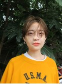 美シルエット/束感ショート【表参道】@water.hair