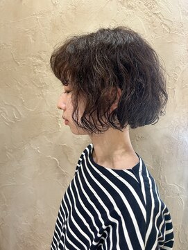 美容室 ホーム オアシス店(home) 癖毛を活かしたボブ