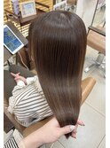 ・ショコラブラウン×髪質改善トリートメント