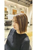 ハイライトベージュカラー