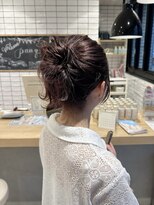 パーク(PAAQ) 【kana】お団子アレンジ/暖色カラー/簡単アレンジ