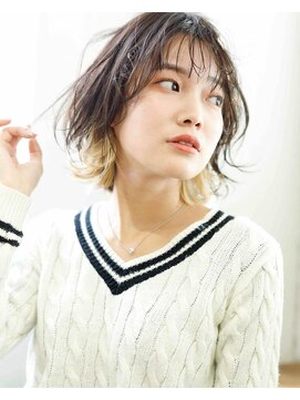 ロッソ ヘアアンドスパ 六町店(Rosso Hair&SPA) ショートインナーカラー