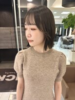 ラック 鎌倉店 (LUCK)&nbsp;透明感オリーブグレージュ*ぱつっとくびれボブ