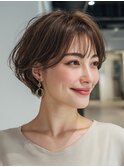 ★大人ナチュラルショートボブ
