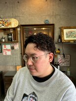 アールズ ヘア(R's hair)&nbsp;MEN’S HAIR/サーフカール/刈り上げセンターパート/印西