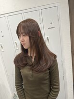 イノセンス 西宮北口店(innocence)&nbsp;西宮/髪質改善/ブリーチなし/透明感グレージュ/ミディアム＠宮本