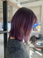 ジャストビューティマカロン 上大岡(Just Beauty macaron) 【 nagi 】ラベンダー/ブリーチなしダブルカラー