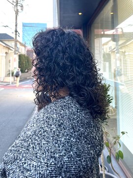 トオ(TOH) ボブマッシュパーマくるくるパーマハードパーマウルフパーマ