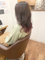 フリージア(freesia)&nbsp;30代40代50代/ミディアムレイヤー/ピンク系カラー