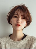 イメチェン/ピンクベージュ/アンブレラカラー/前髪/大口子安白楽