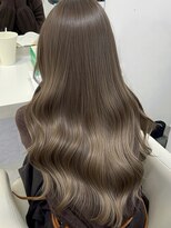 アイトーキョーエス 渋谷(AI TOKYO S)&nbsp;ブリーチなしダブルカラーヘーゼルミルクティー透明感髪質改善