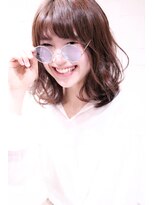 ホラン(HoLan)&nbsp;HoLan☆ナチュラルロブxルーズカールxピンクベージュ♪