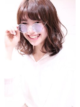 ホラン(HoLan) HoLan☆ナチュラルロブxルーズカールxピンクベージュ♪