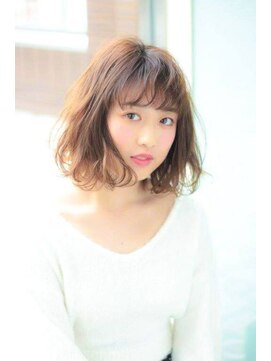 ヘアメイク シュシュ(Hair make chou chou) 愛され切りっぱなしボブ×オン眉バング【chou-chou 北林夏実】