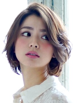 プリムワークス hair&nail Prime works Aラインのシルエットボブ