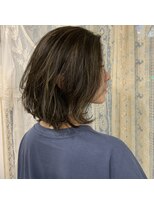 ジジ ヘアワークス(gigi hair works)&nbsp;前下がりボブ×highlight☆