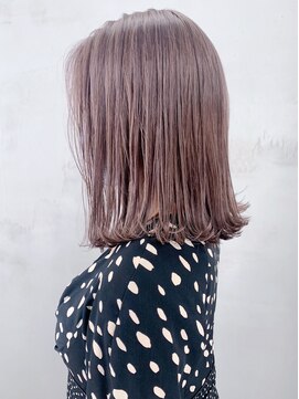 アルバム 銀座(ALBUM GINZA) グレージュボブ_セシルカットココアブラウン_ba303521