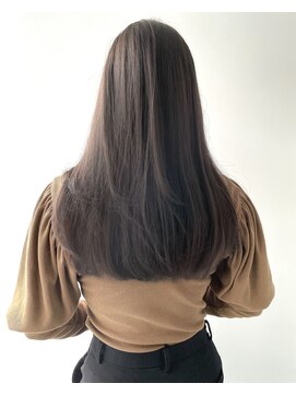 ヌード(nude) nude田中【ブリーチ無し】髪が柔らかく見えるブラウンカラー
