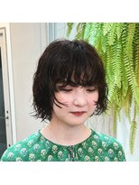 アクセヘアー 町田(acce hair)&nbsp;パーマの残りを活かしたレイヤーボブ