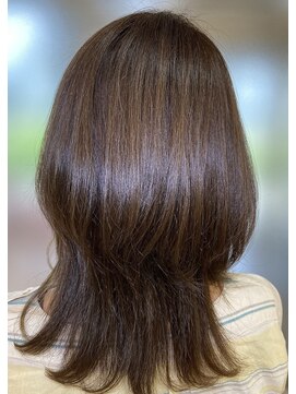 松本平太郎美容室 土浦パートワン(PART1) 大人可愛いソフトウルフ×40代