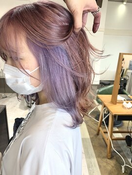 ジゼル 梅田(GiseL) インナーカラー