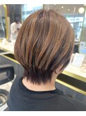 丸みショートボブ