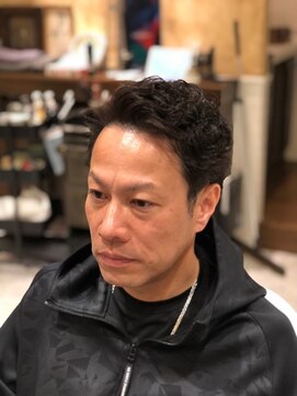 ルドローブラントオオサカ(LUDLOW BLUNT Osaka) 【LUDLOW BLUNT】メンズパーマ ミドル世代 30代40代50代パーマ