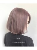 pink beige×bob