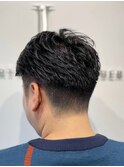 スキンフェードコテパーマ濡れパンマッシュパーマ[銀座<理容室>]