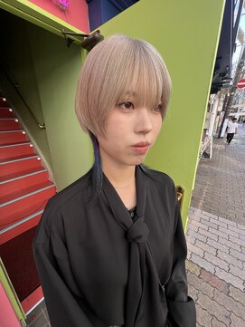 エマ(emma) デザインカラー！ウルフの襟足カラー！