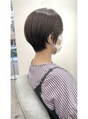 大人可愛い30代40代50ショートボブショート丸みショート