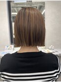 切りっぱなしボブ