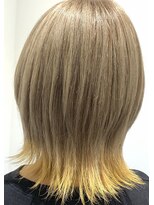 アズールサン 草加西口店(azule-sun)&nbsp;トリプルカラー,ミルクティーベージュ,髪質改善カラー【草加」】