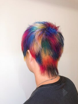 デザイニングヘアードゥ(designing hair Deux) メンズレインボーカラー