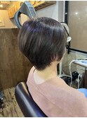 イメチェン/ハッシュカット/フルバング/REDブラウン/鎌取/中山実