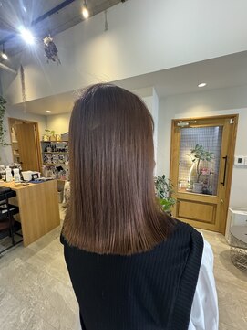 パラゴ(PARAGO.) 《緑橋/城東区/女性サロン》ホワイトラベンダー×切りっぱなし